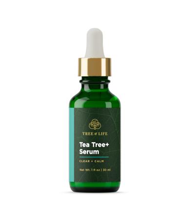 Tree of Life Serum w/Tea Tree Oil for Skin  Face  Toenail Fungus  & More - 1 Fl Oz w/Niacinamide & Retinol for Clear  Calm Skin - Dermatologist-Tested for Dry Skin Care  Anti-Aging