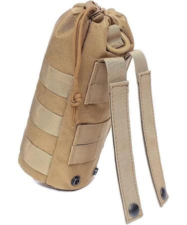 Acexier Tactical Molle Water Bottle Bag - Outdoor Hydration Gear for Camping Hiking & Fishing - Black Sports Travel Bag - Buy Online on SooperMarket.com