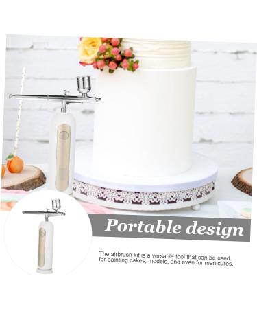 WOFASHPURET 1 Set Spray Hydrating Apparatus Nail Kit Cake Decorating Kit Makeup Kit Aluminum Alloy White 19.00X15.50X4.50CM White - Buy Online on SooperMarket.com