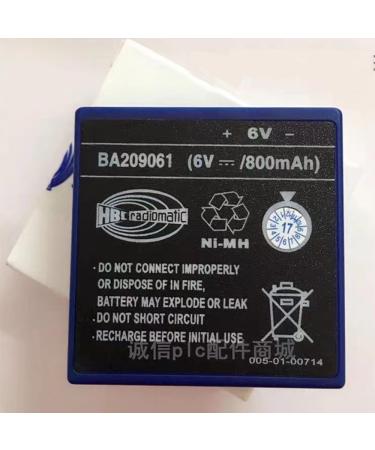 Buy 4-Pack BA209061 6V 800mAh Battery for HBC Remote Control Pump Truck - International Shipping Available - Buy Online on SooperMarket.com