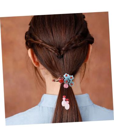 minkissy 1pc Vintage Hair Tie Hanfu Hair Accessories Chinese Hair Accessories Decorative Hair Ties Bead Hair Ties Pearl Hair Cosplay Hair Accessorie Agate Hair Rope Lady Hair Bands Headgear - Buy Online on SooperMarket.com