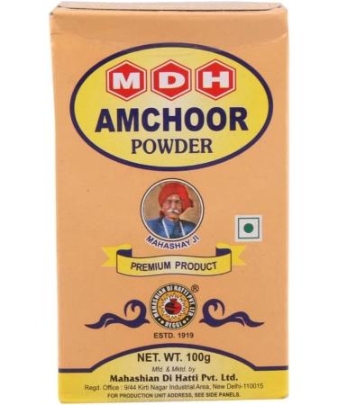 MDH Amchoor Powder 100g - Authentic Indian Aamchur Masala for Sour Taste - Pack of 1 - Buy Online on SooperMarket.com