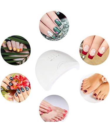 FuLanDe 48W UV Led Nail Lamp USB LED UV Light for Gel Nails with Double Power Design Curing 5 Fingernails & Toenails with Sensor 30 PCS LED Beads - Buy Online on SooperMarket.com