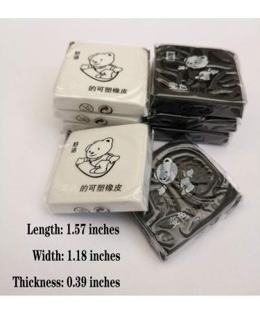 Kneaded Eraser Sketch Eraser 8 Pack - Black and White, Multi-use Erasers - Buy Online on SooperMarket.com