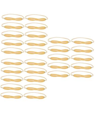 Housoutil 30 pcs Beginner Eyebrow Skin Practice Fake Silicone for Headband Professional Supply