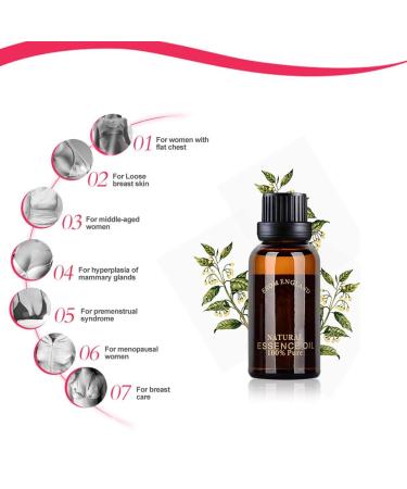 Breast Essential Oil for Hyperplasia Relief | Pain-Relieving 30 ml Care for Mammary Glands - Buy Online on SooperMarket.com