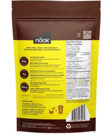 N AK Protein Powder 500g (15 servings) | 25g Plant-based Protein 4g BCAAs Keto Dairy-Free GMO Free Gluten Free (Chocolate) - Buy Online on SooperMarket.com