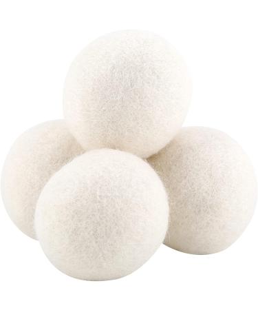 6Pcs Handy Laundry Wool Dryer Balls Reusable Fabric Softener Reduce Clothing Static and Wrinkles Shorten Drying Time 6cm - Buy Online on SooperMarket.com