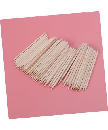 FRCOLOR 500 Pcs Sequins Cutters Pearls Orange Wood Sticks 2 End Nail Wooden Sticks Nail Cleaning Sticks Orange Wood Stick Cutile Wood Cuticle Pusher Manicure Wooden Nail Tool Bamboo mediumx5pcs As Shownx5pcs - Buy Online on SooperMarket.com
