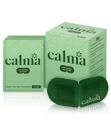 16 Pack Calma Heated Eye Mask - Hot Compress For Eye Fatigue - Helps Relief Dry Eyes Blue Light Strain Headaches and Dark Circles (Unscented)