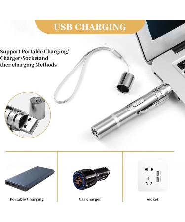 Cyahvtl Laser Pointer Toy for Cats & Dogs - Interactive Red Dot LED Light Pointer - USB Charging - 5 Patterns - Buy Online on SooperMarket.com