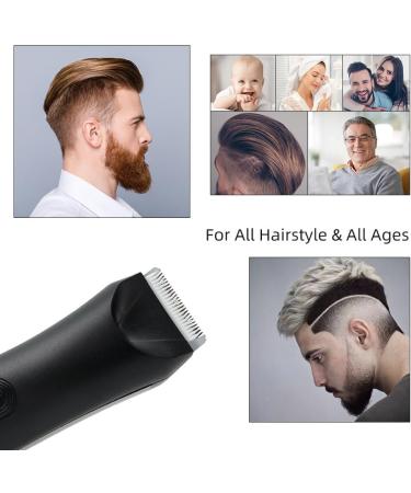 MAYiT Hair Clippers for Men - Waterproof Body Trimmer & Shaver with Replaceable Ceramic Blade | Groin & Ball Groomer - Buy Online on SooperMarket.com