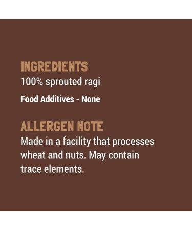 Slurrp Farm Sprouted Ragi Powder - Instant Healthy Wholesome Food 8.81 Oz - Buy Online on SooperMarket.com