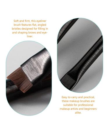 3 Sets of Premium Makeup Brushes - Angled Eyeliner & Ultra Fine Slanted Eyebrow Brushes for Precision Application - International Shipping Available - Buy Online on SooperMarket.com