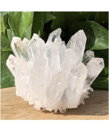 1pc Natural Crystals Clear Quartz Cluster Freeform Reiki Stones Room Home Office Aquarium Decoration Accessories Gemstone Home Collections (Size : 400-450g) - Buy Online on SooperMarket.com