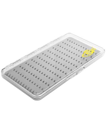 SF Super Slim Fly Fishing Trout Flies Fly Box Clear lid/Gray Foam/Large/1Pcs Large