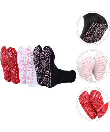 MAGICLULU Unisex Tourmaline Self-Heating Health Socks - 3 Pairs Mix Color, Ideal for Fishing, Camping, Hiking, Skiing - Men and Women - Buy Online on SooperMarket.com