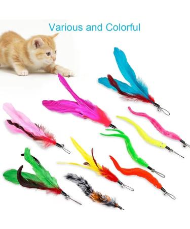 JIARON Cat Toys | 2PCS Retractable Wand and 10PCS Bell Refills | Interactive Teaser for Kitten or Cats - Buy Online on SooperMarket.com