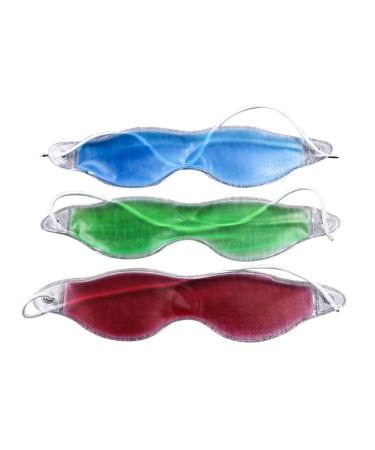 Rosenice gel eye mask 3 pieces cooling eye masks with non-toxic safe liquid migraine to relieve pain (as shown)