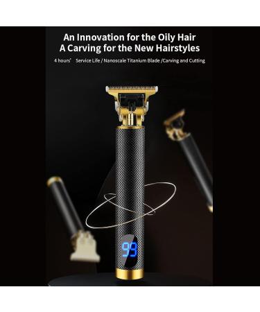 Professional Cordless Hair Clippers for Men - Rechargeable USB Adjustable Trimmer Set for Home Salon & Barbershop - Buy Online on SooperMarket.com