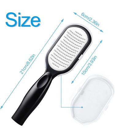 Sularpek Foot File Foot Scraper Best Foot Care Pedicure Metal Surface Tool to Remove Hard Skin Can Be Used on Both Wet and Dry Feet Surgical Grade Stainless Steel File - Buy Online on SooperMarket.com