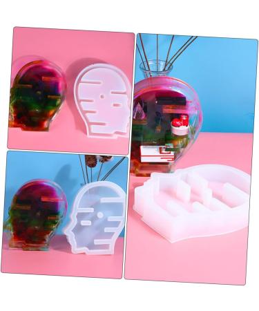 Silicone Mold DIY Mold Reusable Mold Mould for DIY Adornment Mould DIY Mould Decoration Mold Ornament Mold Decorative Mold Casting Mold Accessories Epoxy White Silica Gel - Buy Online on SooperMarket.com