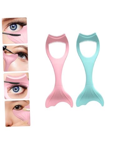 Balacoo 4 Pcs Mascara & Eyeliner Brush Set - Creative Silicone Makeup Tools for Eyelash & Eyeshadow - 15x5.7 cm - Buy Online on SooperMarket.com