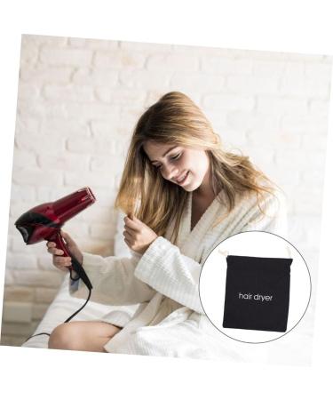 PLAFOPE 12 Pcs Hair Dryer Storage Bag Crimper Hair Tool Travel Makeup Bag Travel Supplies Black Fabric - Buy Online on SooperMarket.com