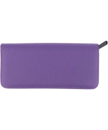Pro Hair Stylist Scissor Pouch Case for Hairdressers Salon Tools Holster Bag Soft Fabric Roll-Up Organiser - Purple as described - Buy Online on SooperMarket.com
