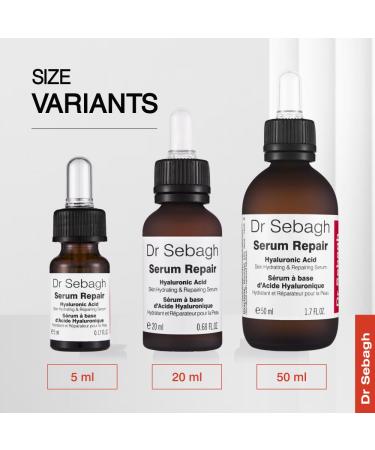 Dr Sebagh Serum Repair Hyaluronic Acid - Hydrating & Anti-Aging Face Serum for Glowing Skin - 1.07 fl oz - Buy Online on SooperMarket.com