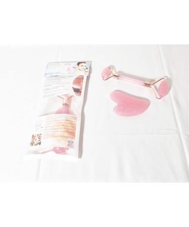 Jade Roller - Body and Face Massage Tools - Gua Sha Natural Head Massage - Beneficial Anti-Ageing Massage for Skin and Mind (Jade Effect) Effet Jade