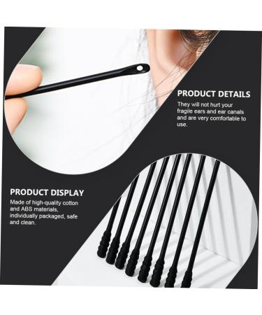 100pcs Double Head Ear Spoon Cotton Swabs - Multifunctional Ear Cleaning Tool - Baby Safe Cotton Buds for Gentle Ear Care - Buy Online on SooperMarket.com