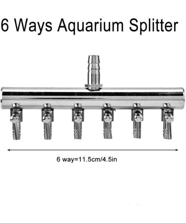 Buy Hzyclzh Stainless Steel Air Distributor & Control Valve for Aquariums | Air Flow Controller & Check Valve for Aquaculture - Buy Online on SooperMarket.com