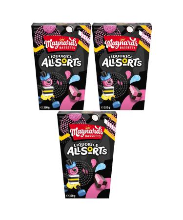 2 x 350g Liquorice Anise Flavour Sweets Sharing Gift Box Gummies Jelly Candy Stocking Filler Confectionery Kids Party