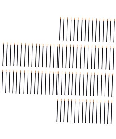 NOLITOY 300 Pcs Eyeliner Brush Disposable Applicator Hard Head mediumx3pcs As Shownx3pcs