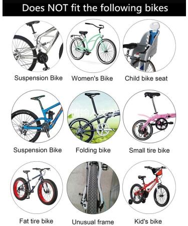 COMINGFIT Adjustable Bike Luggage Cargo Rack - 110 Lbs Capacity | Universal Bicycle Carrier Stand for Equipment and Accessories - Buy Online on SooperMarket.com