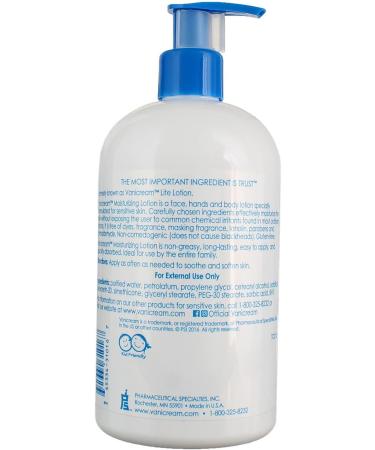 Vanicream Moisturizing Lotion 16 Ounce - Pack of 3 | Sensitive Skin Care - Buy Online on SooperMarket.com