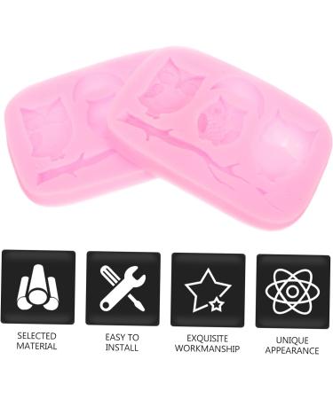 Ciieeo 2pcs Baking Silicone Mold Silicon Molds Clay Mold 3D Owl Shape Molds Fondant Tools Silicone Molds Cake Stencils Candle Molds Silicone Baking Pan Jelly Halloween Silica Gel - Buy Online on SooperMarket.com