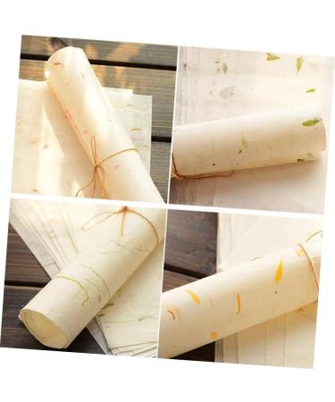 COHEALI 40 Sheet White Drawing Paper Xuan Rice Papers Exercise Paper Chinese Style Botanical Pattern - Buy Online on SooperMarket.com