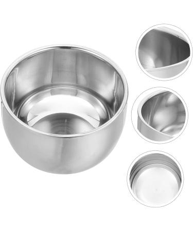 Angoily Double-Walled Stainless Steel Shaving Cup Set - Premium Korean Foam & Razor Tools for Men - Buy Online on SooperMarket.com