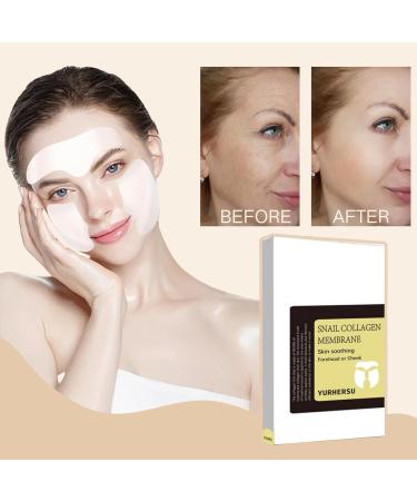 Forehead Wrinkle Patches Snail Collagen Mask Anti Wrinkle Patches For Fine Wrinkles Between Eyes & Face Snail Wrinkle Patches With Hydrolyzed Collagen Anti Wrinkle Collagen Film For Face 5Pairs - Buy Online on SooperMarket.com