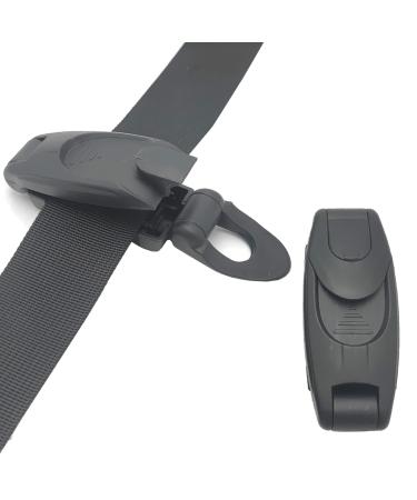Multipurpose Seat Belt Clip Universal Seat Belt Adjuster Car Shoulder Belt Positioner Locking Clips (2 Pack)