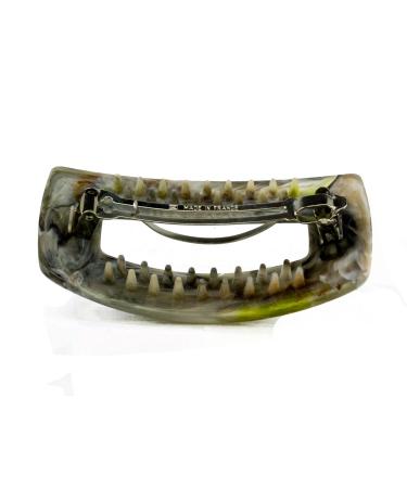 1pc Rectangular Patent Clasp 92x58 in Military Grey - Made in Germany | WeLoveBeads - International Shipping Available - Buy Online on SooperMarket.com
