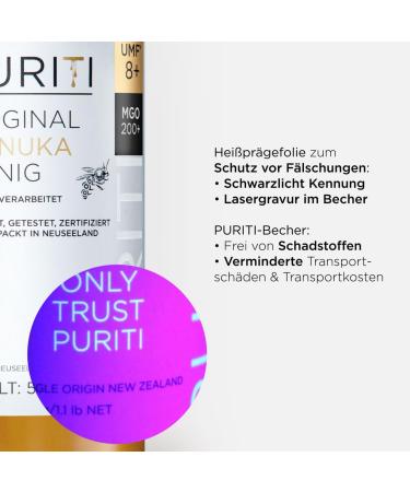 Buy PURITI Manuka Honey MGO 200+ from New Zealand - Premium 500g Pack for Natural Health & Wellness - Buy Online on SooperMarket.com