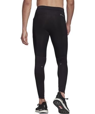 adidas Men's Own The Run Tights Large Black/Reflective Silver - Performance Running Apparel - Buy Online on SooperMarket.com