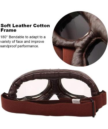 Peicees Trapper Aviator Hat and Goggles Costume Set - Bomber Trooper Ushanka with Fur Ear Flap - Buy Online on SooperMarket.com