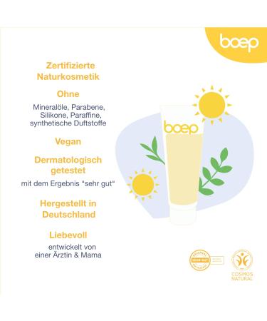 Boep Sunscreen LSF30 | Mineral Sun Protection for Babies & Adults | Vegan & Chemical-Free | Zinc Oxide | Family-Safe 200ml - Buy Online on SooperMarket.com
