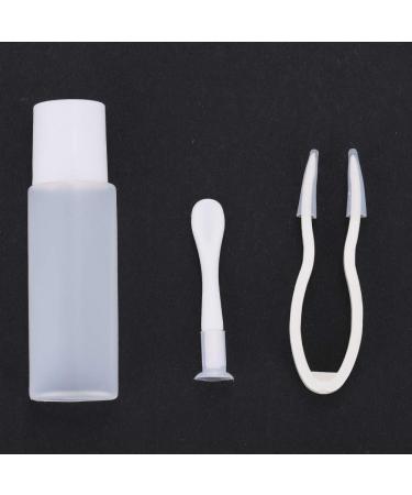 Mini Contact Lens Case Travel Bag - Portable Eye Care Set with Mirror | 3 Colors Available (White) - Buy Online on SooperMarket.com