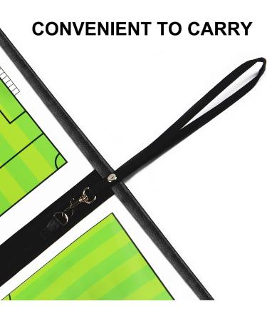LEAP Soccer Coaching Board Kit | Magnetic & Foldable Clipboard for Soccer Coaches | Includes Dry Erase Markers | Tactical Tactics Board Set - Buy Online on SooperMarket.com