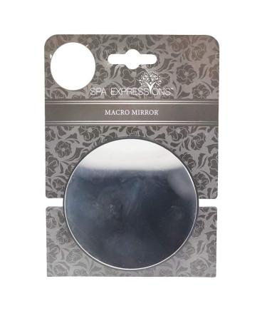Spa Expressions 12X Chrome Magnifying Macro Mirror | 3 1/2 Wide with Suction Cups - Buy Online on SooperMarket.com